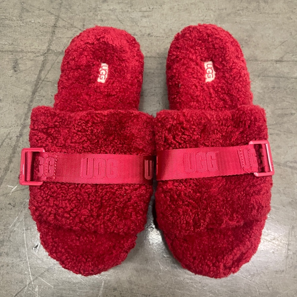 Red Ugg Slides